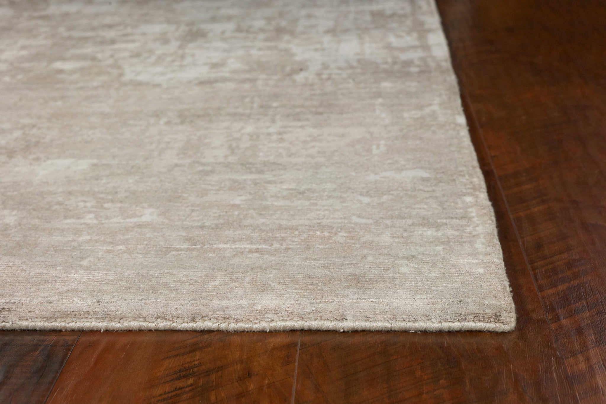 8' x 11' Beige Abstract Hand Loomed Area Rug