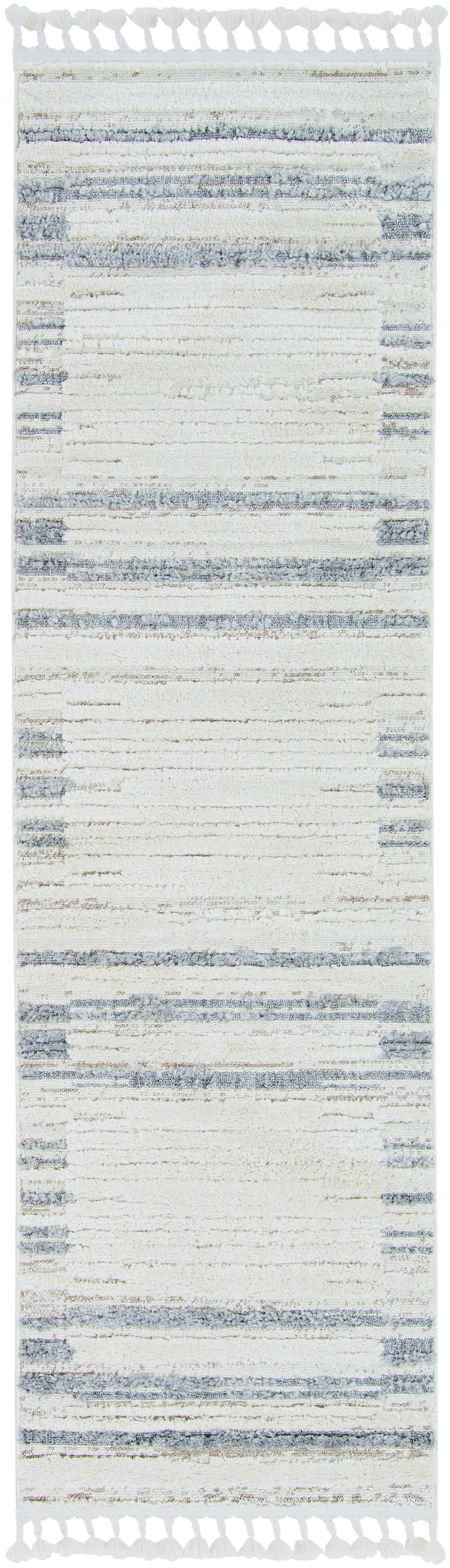 12' x 15' Gray and Ivory Abstract Area Rug