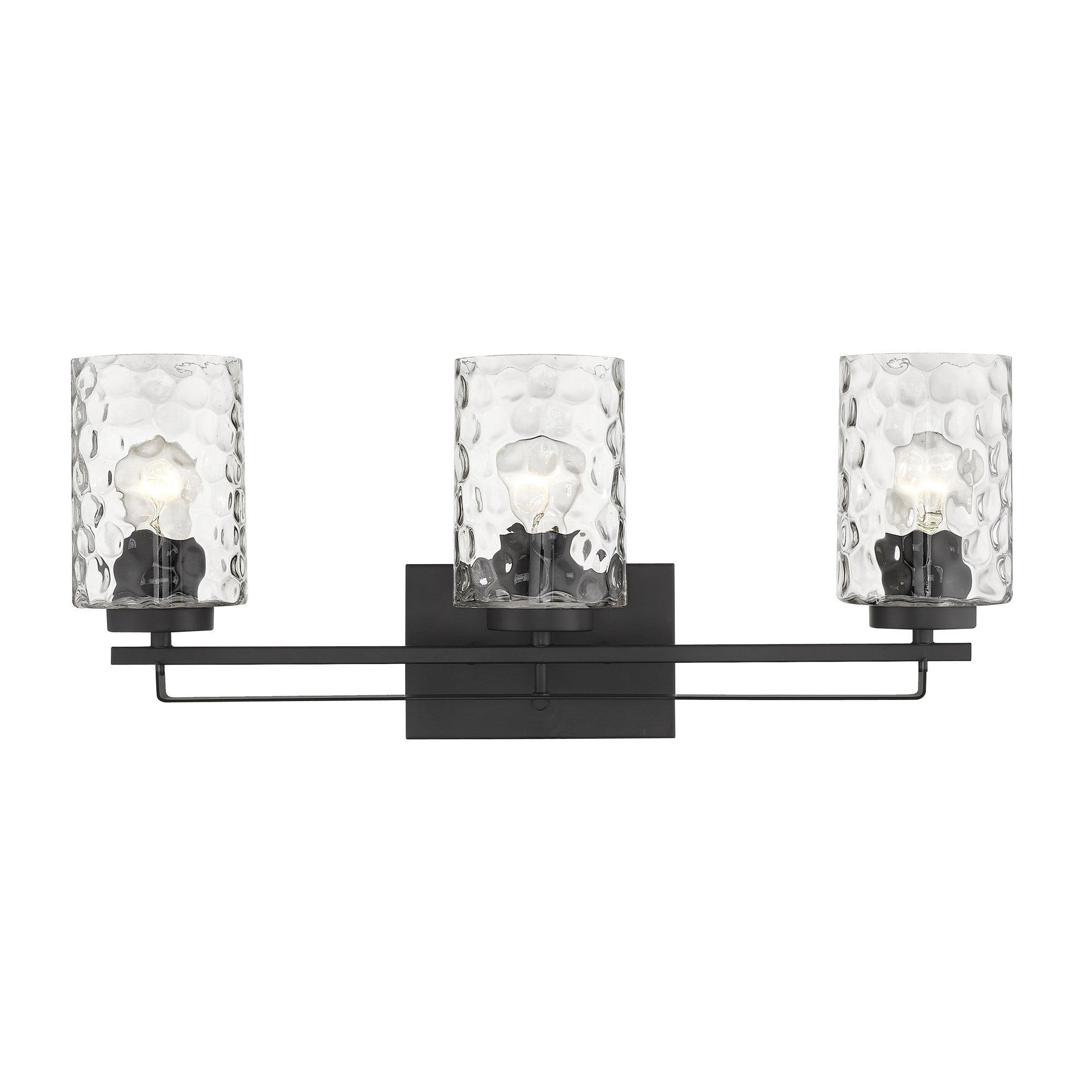 Livvy 3-Light Matte Black Vanity