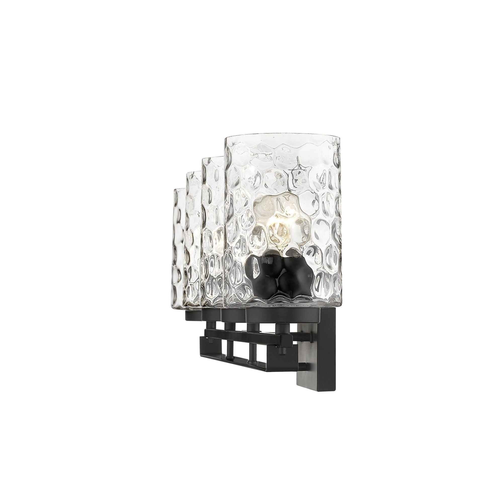 Livvy 4-Light Matte Black Vanity