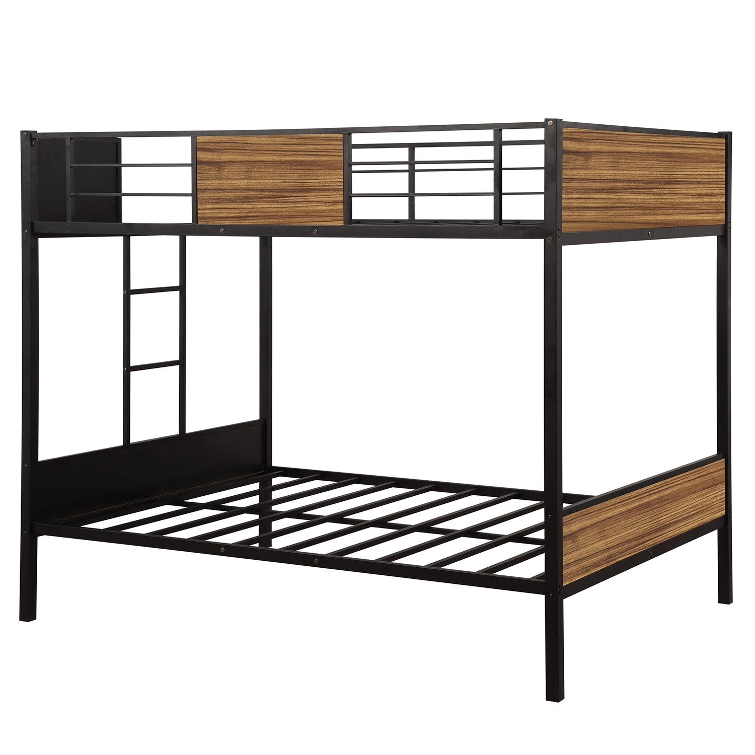 Black Brown Full Over Full Bunk Bed